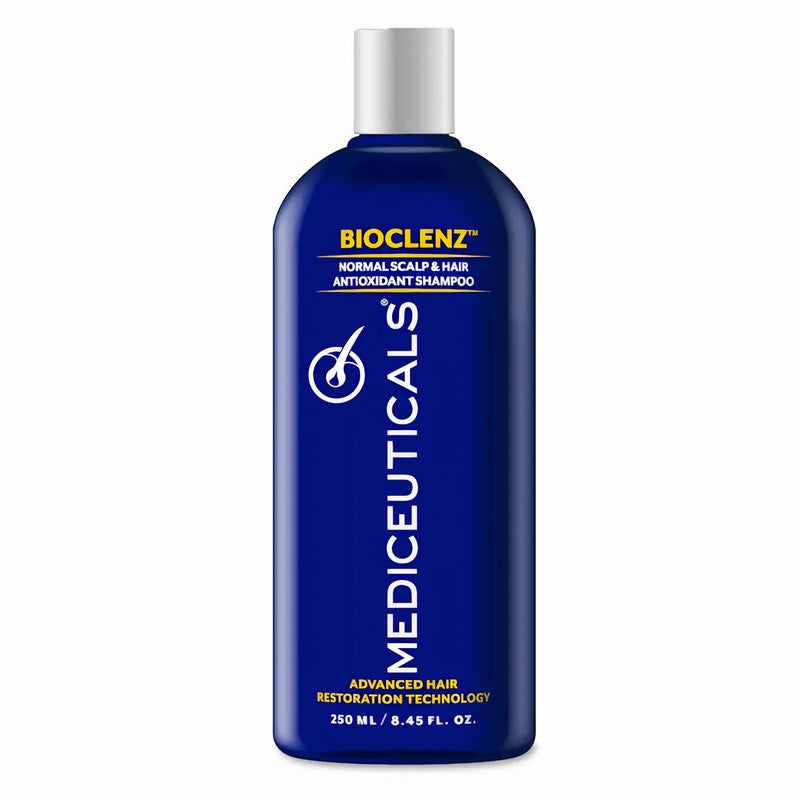 Mediceuticals Bioclenz Shampoo - Anti-Shedding Shampoo for Women and Men - Shampoo for Hair Loss Due to Telogen Effluvium - Postpartum Hair loss Shampoo - For Normal Hair and Scalp 8.45 oz (250 ml)