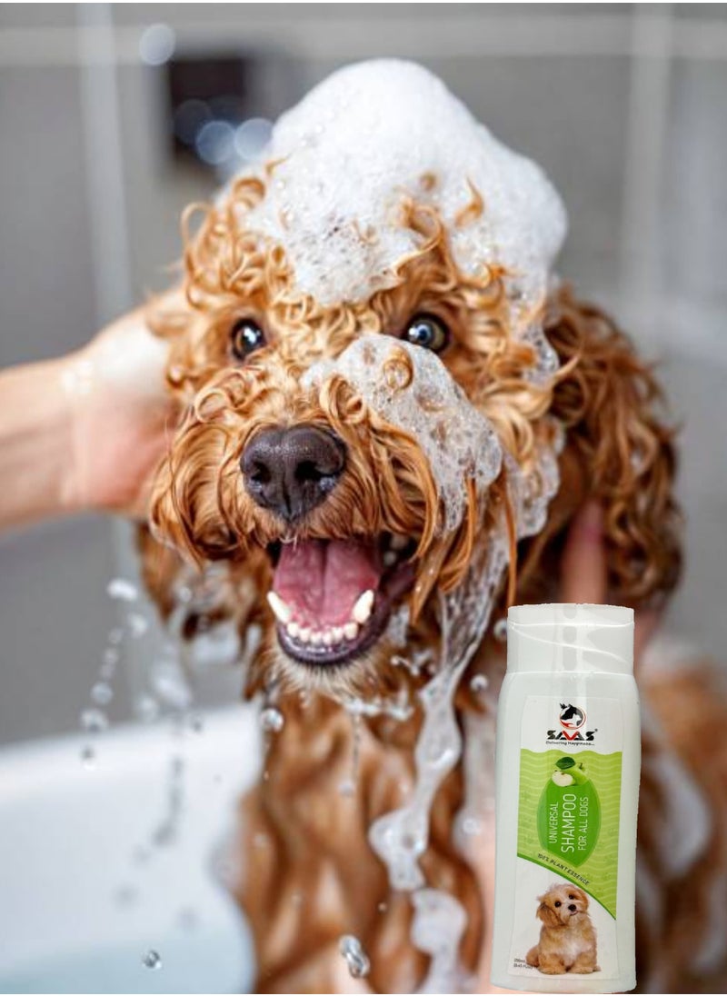 SAAS SAAS UNIVERSAL SHAMPOO FOR ALL DOGS 250ML | DOG SHAMPOO | 100% PLANT ESSENCE  - Image 3