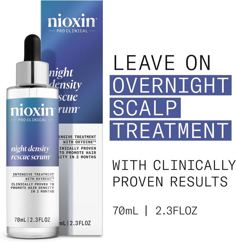 Nioxin Night Density Rescue Serum - Overnight Hair Thickening Treatment - Image 3
