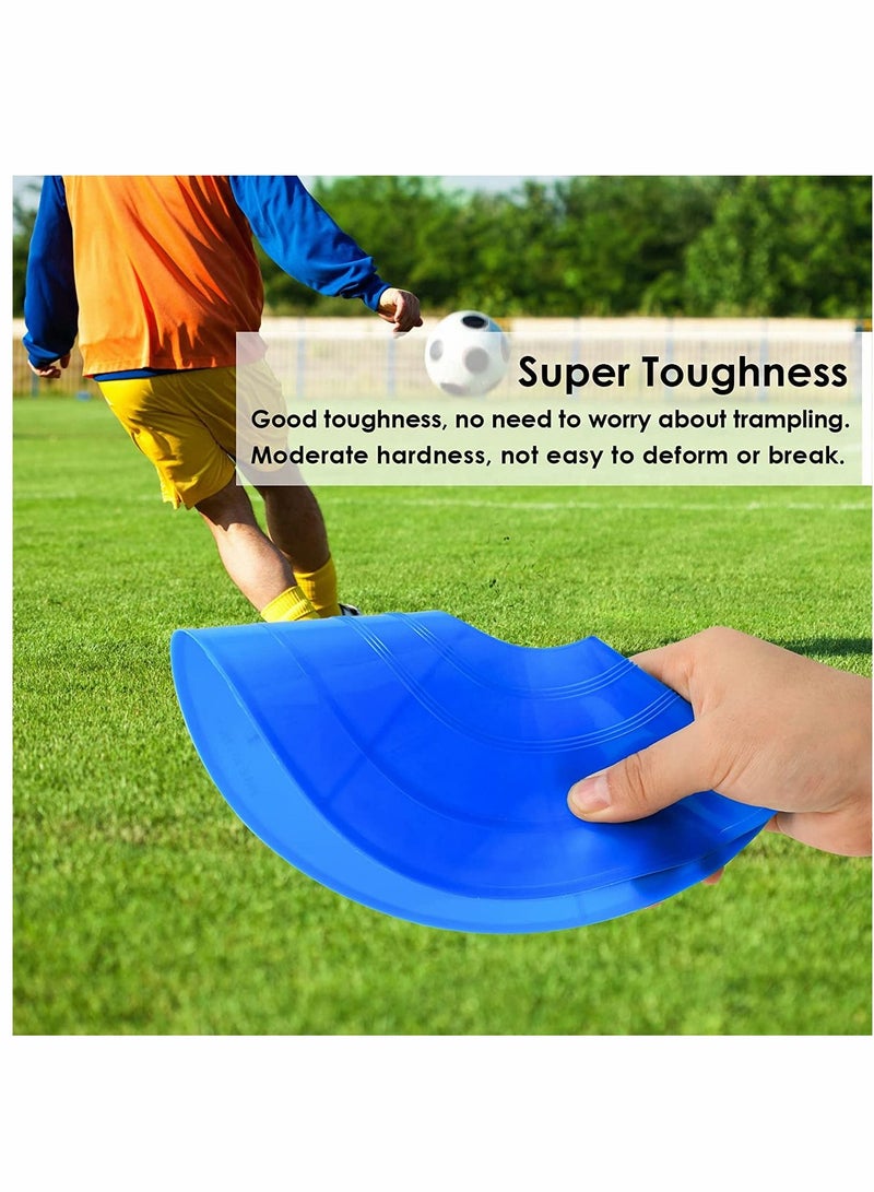 SYOSI Training Cone, Football Training, Marking Cones, Sports Cones Marking Cones, Training Accessories Marking Discs, for Football Pulleys, 50 Pieces - Image 5