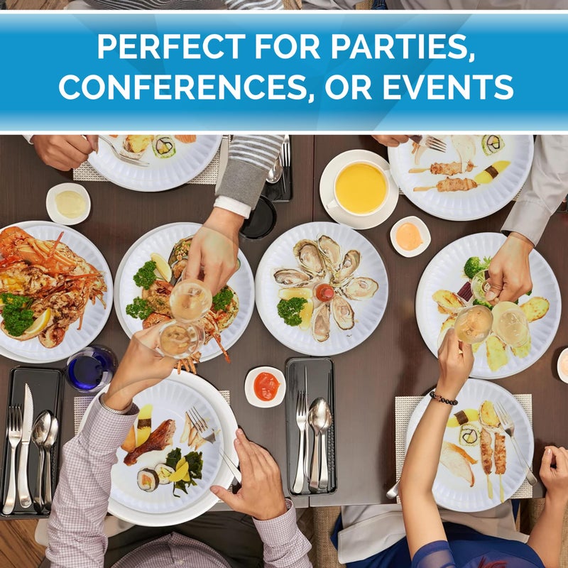 Perfectware - Kitchen essentials Paper Plate 6-300 6"" Paper Plate  White (300 Count/pack) - Image 5