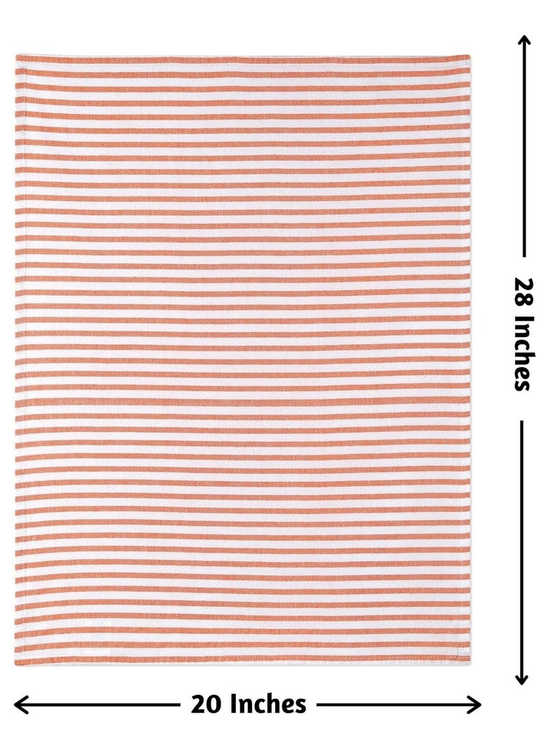 Folkulture Folkulture Kitchen Towels with Hanging Loop, 100% Cotton Dish Towels or Tea Towels for Kitchen Dcor, Kitchen Hand Towels or Boho Kitchen Towels, 20 x 28 inches, Set of 3, (Autumn Sunset)  - Image 5