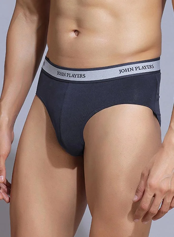 جون بلاير John Player Pack of 2 - Logo Detail Waistband Briefs