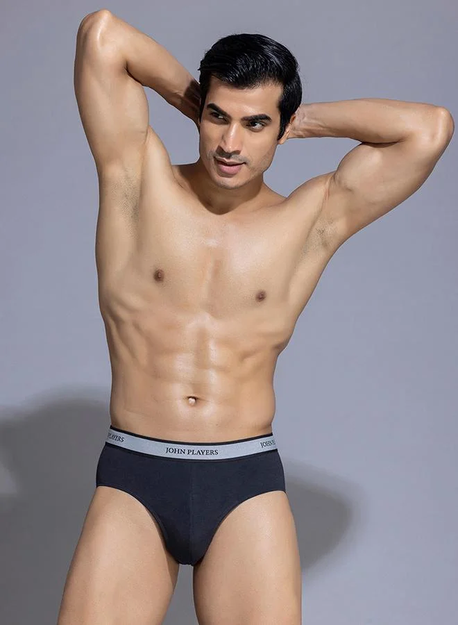 John Players John Player Pack of 2 - Logo Detail Waistband Briefs