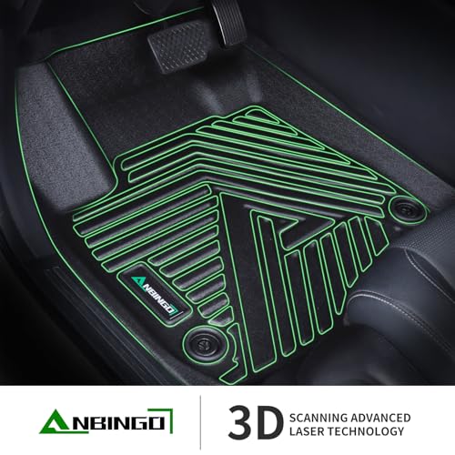 ANBINGO® Floor Mats & Cargo Liner for Kia Forte 2019-2024, Custom for Forte S/EX/FE/LX/LXS/GT/GT-Line, 3D All Weather Car Floor Liners for Forte, Full Set - Image 4