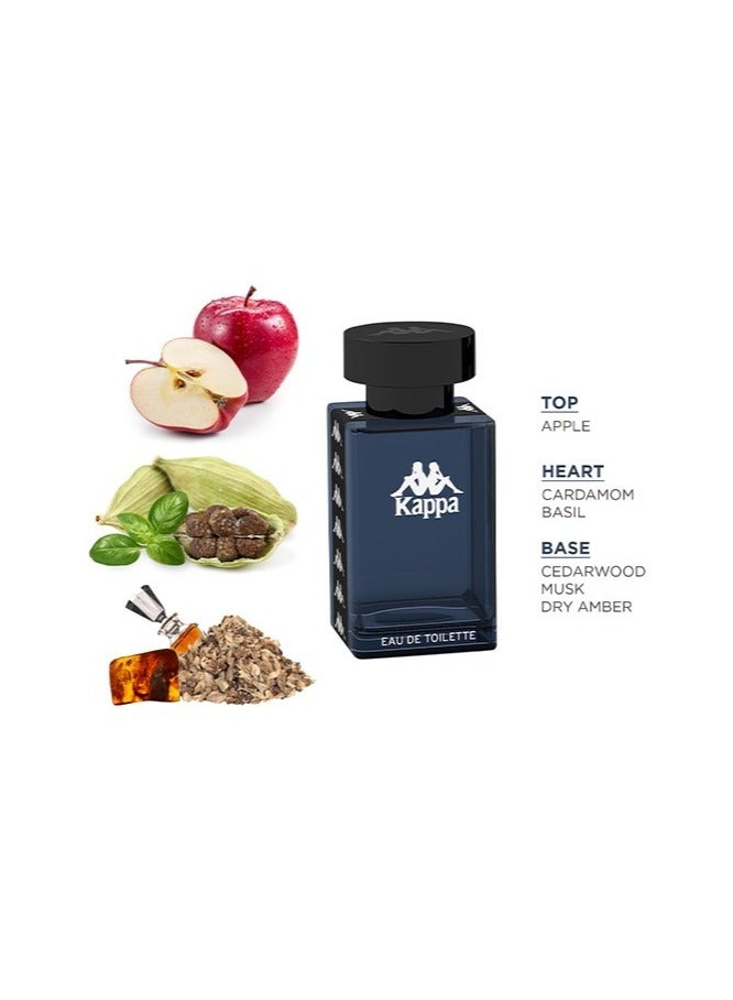 Kappa Blue for men Eau de toilette 120ml ( 2 pc 60ml ) edt spray - Image 2