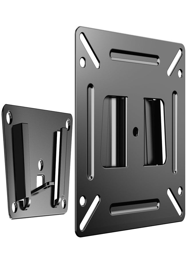TETVIK Monitor Wall Mount Most 14-24“ TVs Computer Universal Low Profile RV TV Wall Mount VESA Up to 100x100mm Max Weight 30lbs Fits 15 19 20 22 23 Inch Camper Small Monitor Mount Bracket - Image 1