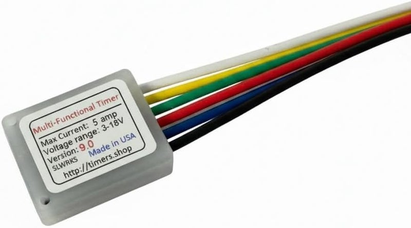 XDP Small Miniature Timer Delay Relay 0.1 Sec to 9999 Hours, 3V 12V 18V DC 5A, Power On/Off Delay, Cycling, Industrial Control & Hobby - Image 2