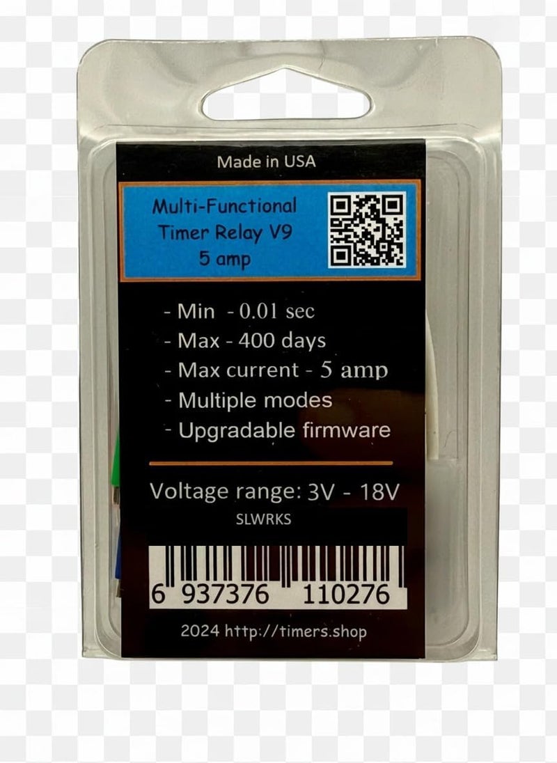 XDP Small Miniature Timer Delay Relay 0.1 Sec to 9999 Hours, 3V 12V 18V DC 5A, Power On/Off Delay, Cycling, Industrial Control & Hobby - Image 4