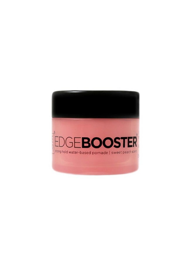 Edge Booster Style Factor EDGE BOOSTER Strong Hold Water Base Pomade- Excellent for Taming Edges & Braiding Hair (Sweet Peach, 0.85oz)  - Image 1