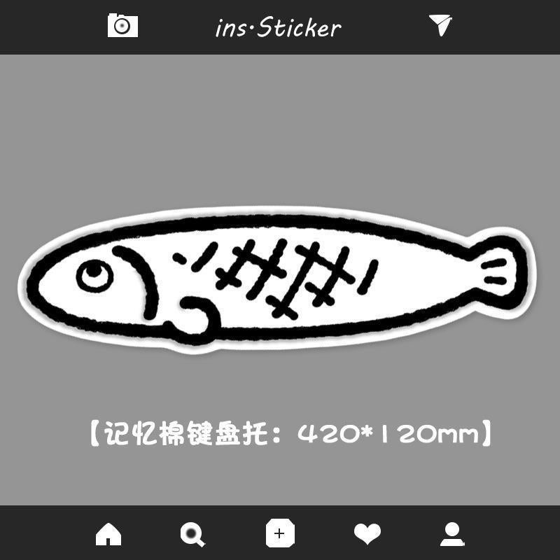 Fish-Catching Master Pacha Dog Mouse Pad Wrist Protection Female Office Small Size Ins Style Rubber Keyboard Hand Holder Couple - Image 1