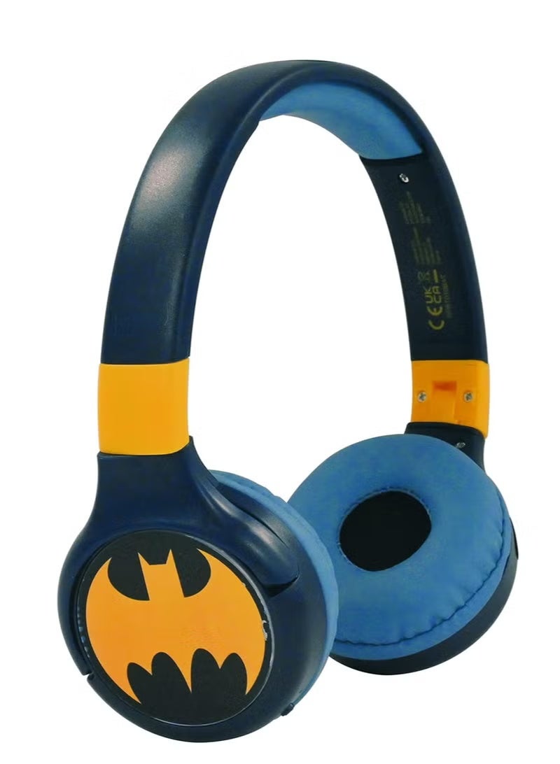 Lexibook BATMAN 2 IN 1 BLUETOOTH AND WIRED COMFORT FOLDABLE HEADPHONE - Image 2