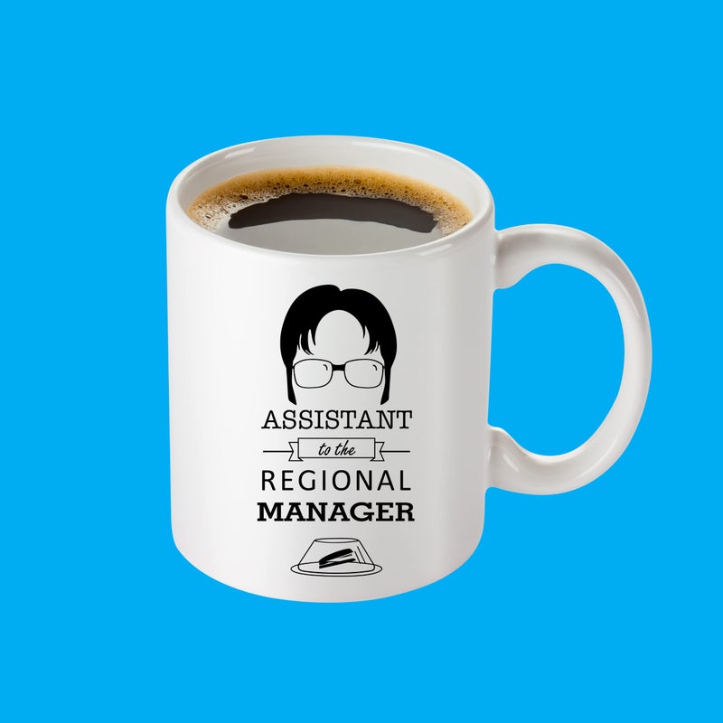 COOL AF Assistant To The Regional Manager Coffee Mug - The Office Gifts - Funny Dwight Schrute The Office Merchandise - 11oz collectible Dunder Mifflin The Office Mug For Men And Women - Image 4