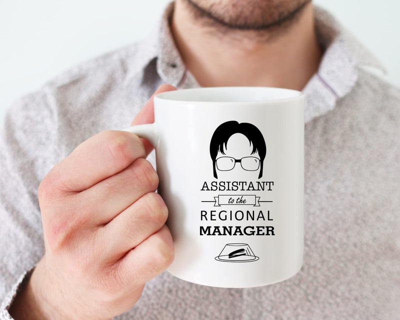 COOL AF Assistant To The Regional Manager Coffee Mug - The Office Gifts - Funny Dwight Schrute The Office Merchandise - 11oz collectible Dunder Mifflin The Office Mug For Men And Women - Image 2