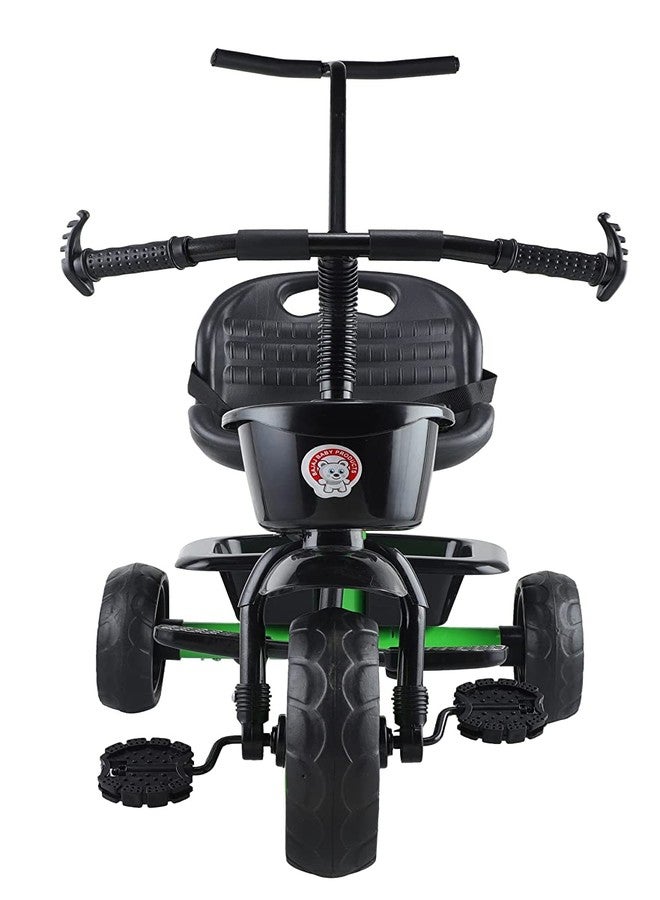 JoyRide Stylish Sports Plus Trike Push & Plug Baby Trike| Tricycle with Dual Storage Basket for Kids| Boys| Girls Age Group 2 to 5 Years (Green) - Image 2