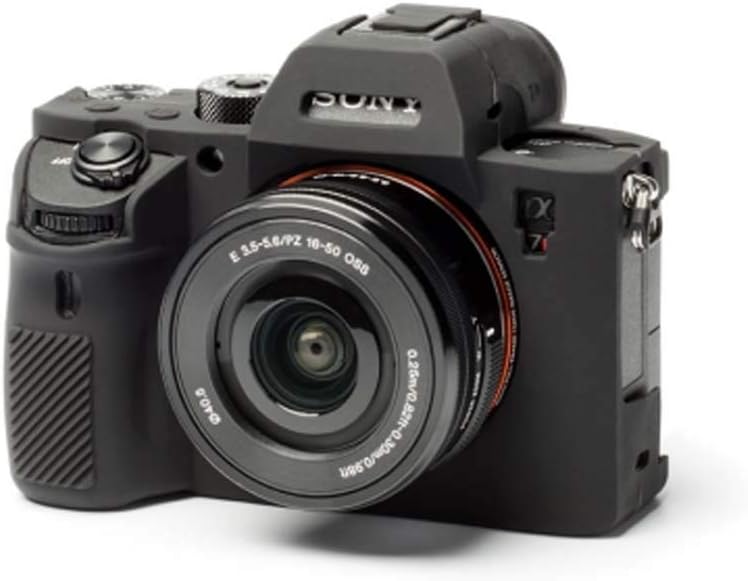 easyCover غطاء سيليكوني سهل الاستخدام لكاميرات سوني A73 و A7R III و A9 - أسود - Image 3