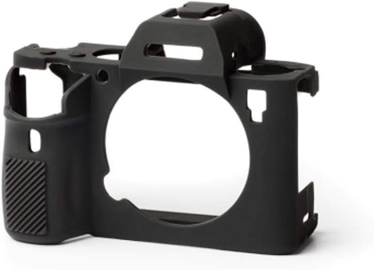 easyCover غطاء سيليكوني سهل الاستخدام لكاميرات سوني A73 و A7R III و A9 - أسود - Image 1