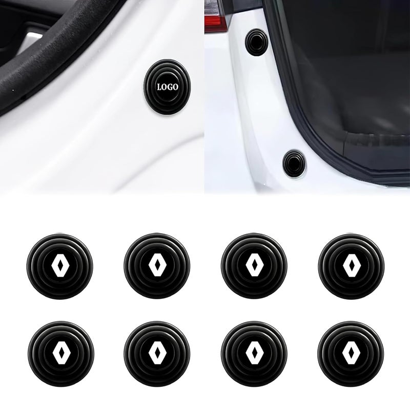Kidoca Car Shock Absorber Door Guard Protector Rubber Pads & Accessories, Innovative Auto Gadgets Kwid, Triber, Kiger, Duster, Lodgy, Pulse, Captur - Image 1