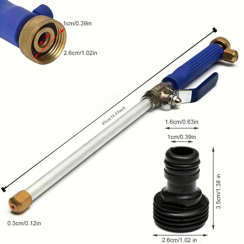 High Pressure Manual Water Gun Adjustable Spray 1 Size Car Wash Garden Clean - Image 2
