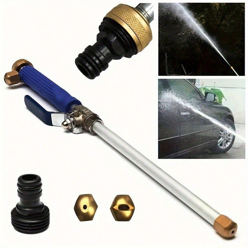 High Pressure Manual Water Gun Adjustable Spray 1 Size Car Wash Garden Clean - Image 1