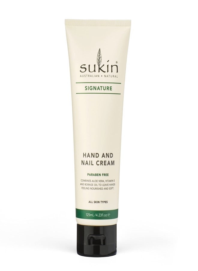 Sukin - Hand & Nail Cream, Signature Collection for Dry Hands, 4.23 fl oz 125 mL - Image 1