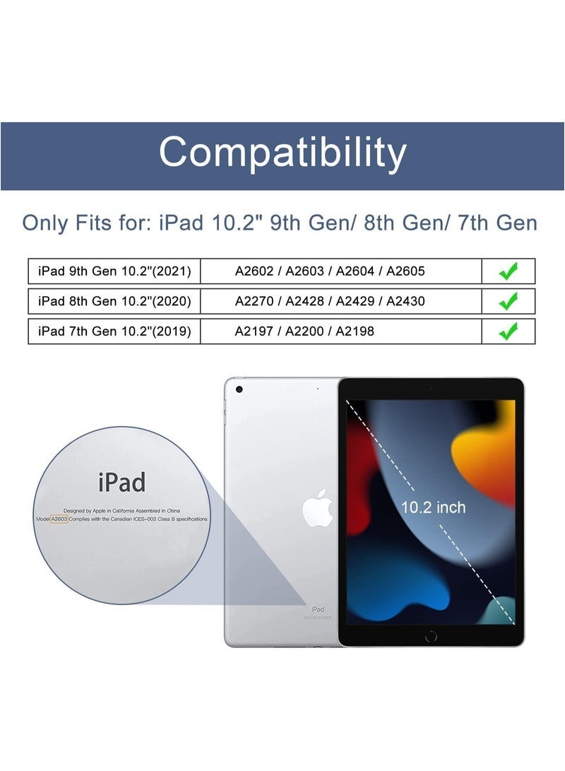 Case for iPad 8th Generation / 7th Generation 10.2 inch 2021/2020/2019, Shockproof Case for Kids, Case for iPad 9 8 7th Generation 10.2 inch (-Stitch2 with Lanyard) - Image 5