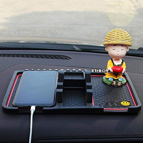 KeepCart Car Dashboard Phone/Phone/Coin/Pen/Remote/Key Navigation Holder Non-Slip Mat for Car and Office use - Image 1