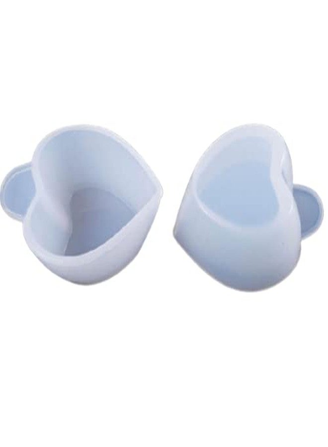 Ditya Crafts Silicone Mold Cup Dispenser Mini Measuring Heart Pouring Cup Mixing Bowls Color Modulation Tools for DIY Resin Craft - Image 2