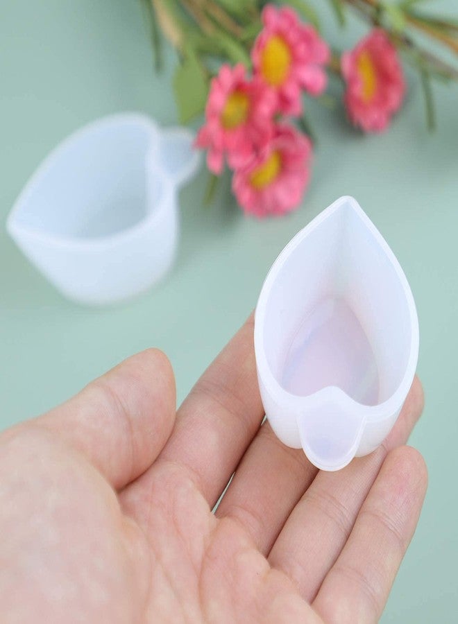 Ditya Crafts Silicone Mold Cup Dispenser Mini Measuring Heart Pouring Cup Mixing Bowls Color Modulation Tools for DIY Resin Craft - Image 1