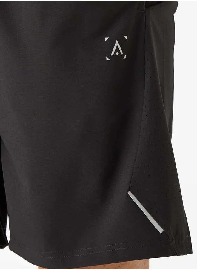 ADOT by Splash Plain Shorts with Drawstring Closure and Pockets