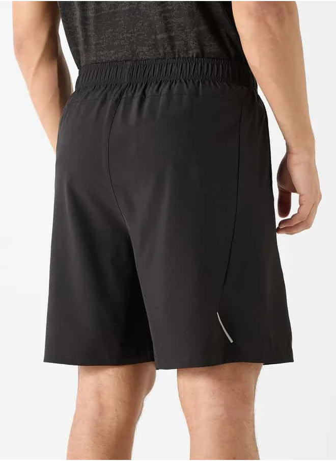 ADOT by Splash Plain Shorts with Drawstring Closure and Pockets