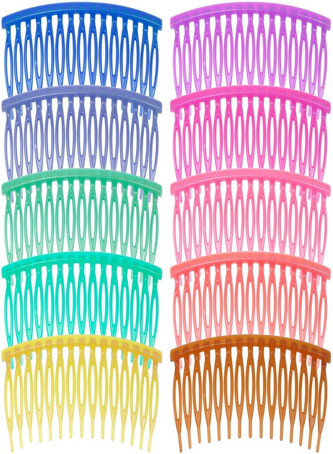 MaryLavender MARY LAVENDER Side Hair Combs for Bangs, French Twist, and Decorative Styling - 10pcs Hair Accessories for Women and Girls - Image 1