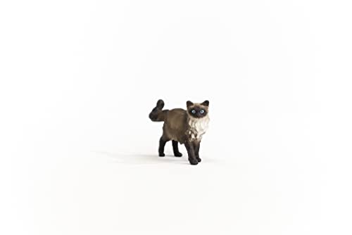 Schleich Farm World Cute Realistic Cat Toys for Kids Ages 3 and Above Ragdoll Cat Toy Figurine Multicolor - Image 3
