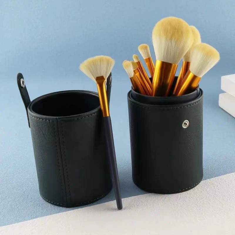 Generic 12-Piece Professional Makeup Brush Set Star 12 green brush barrel 