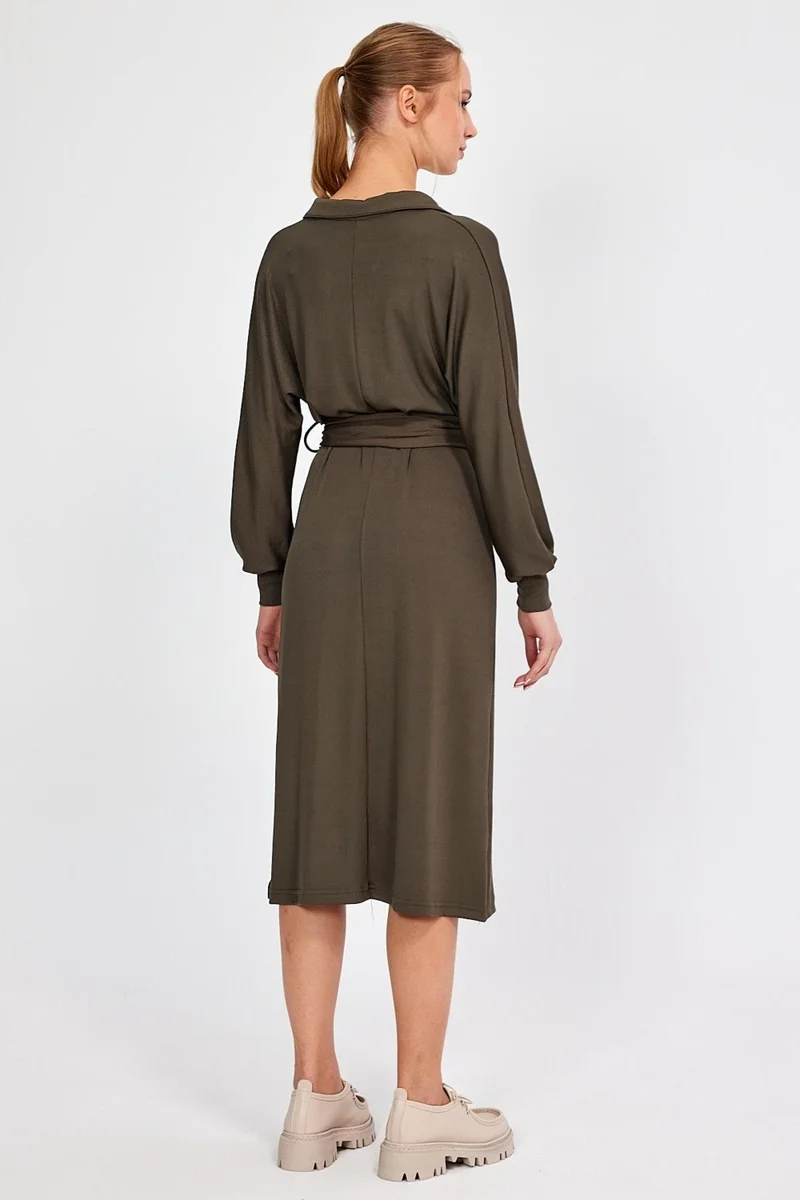 الكسندر جاردي Wrap Long Sleeve Dress