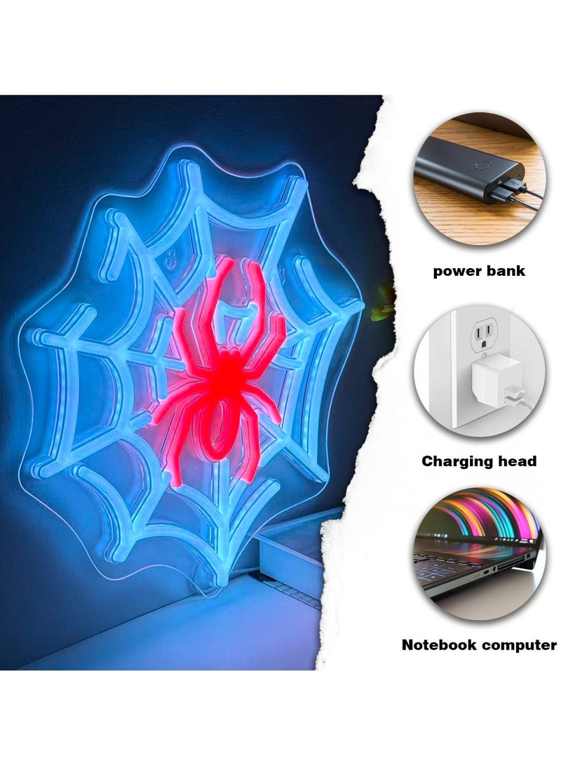 general Spider neon light strip glowing creative decorative colorful ambient lamp USB low-voltage LED lamp - Image 3