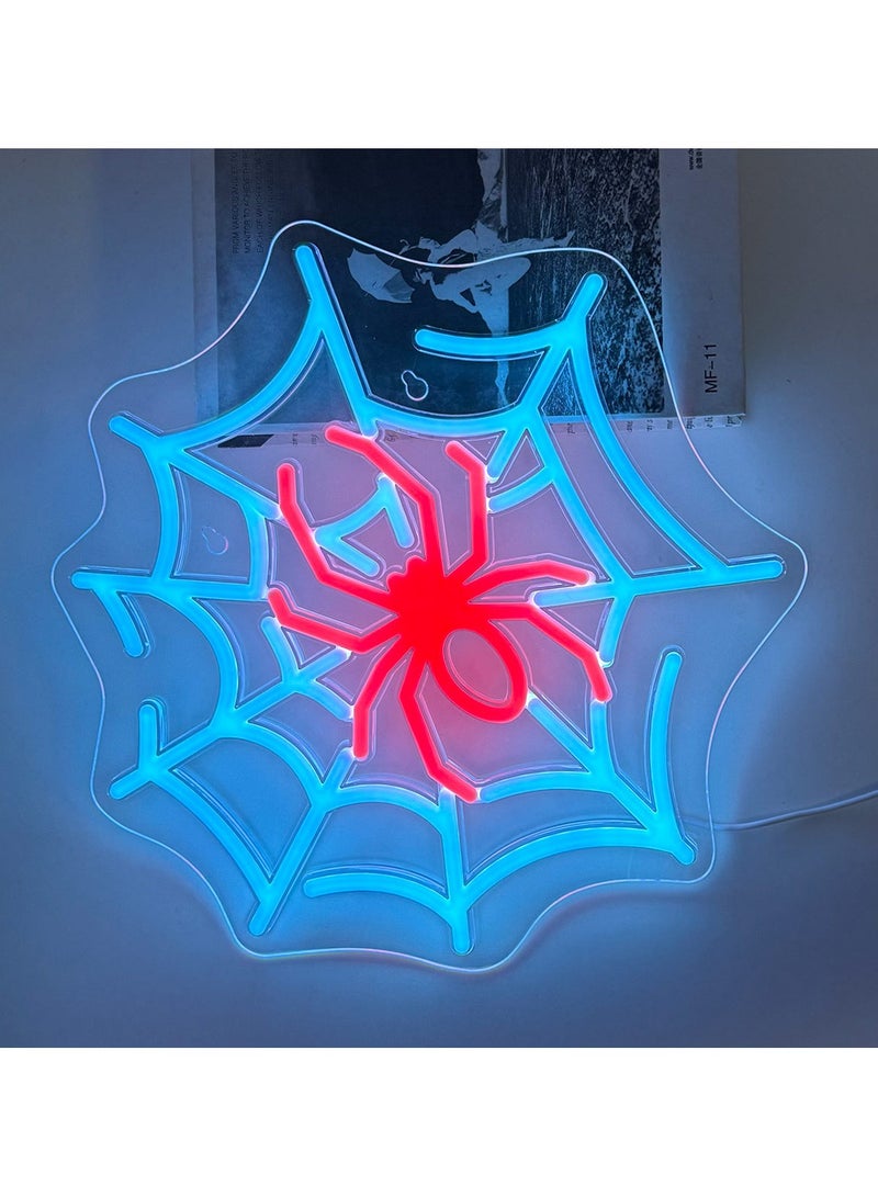 general Spider neon light strip glowing creative decorative colorful ambient lamp USB low-voltage LED lamp - Image 1