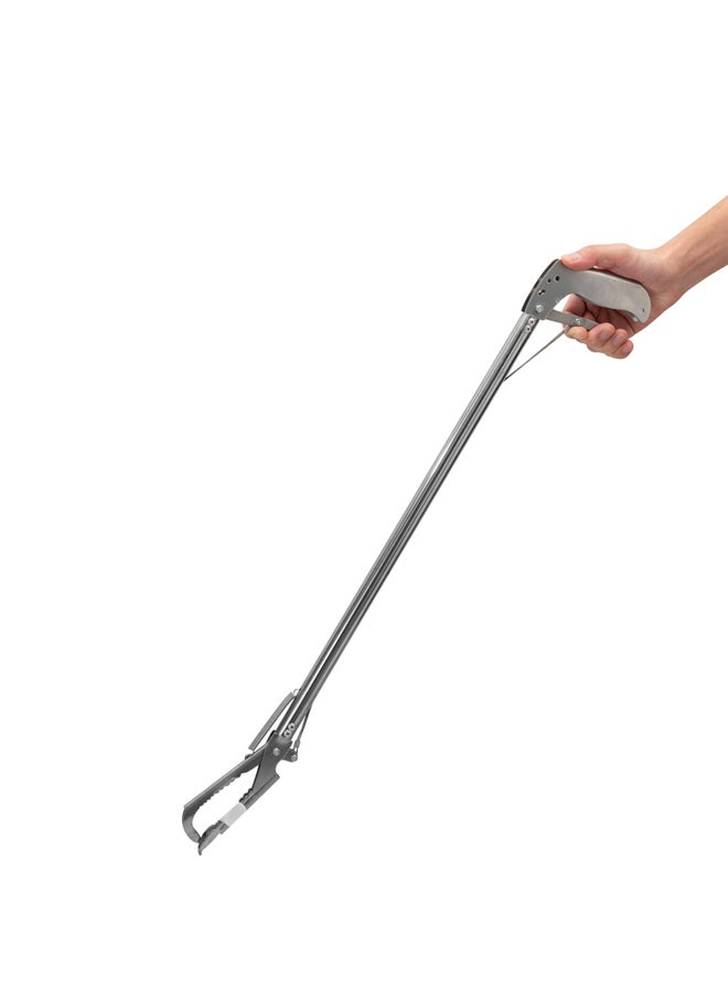AL SANIDI - Pliers-Shaped Tool for Snakes and Waste Reptile Clamp Silver Size 75 Cm - Image 1