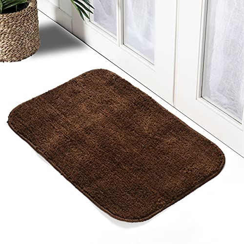 TIB® Soft Microfiber Anti-Skid Bath Mat,40x60 Cm,Coffee - Image 1