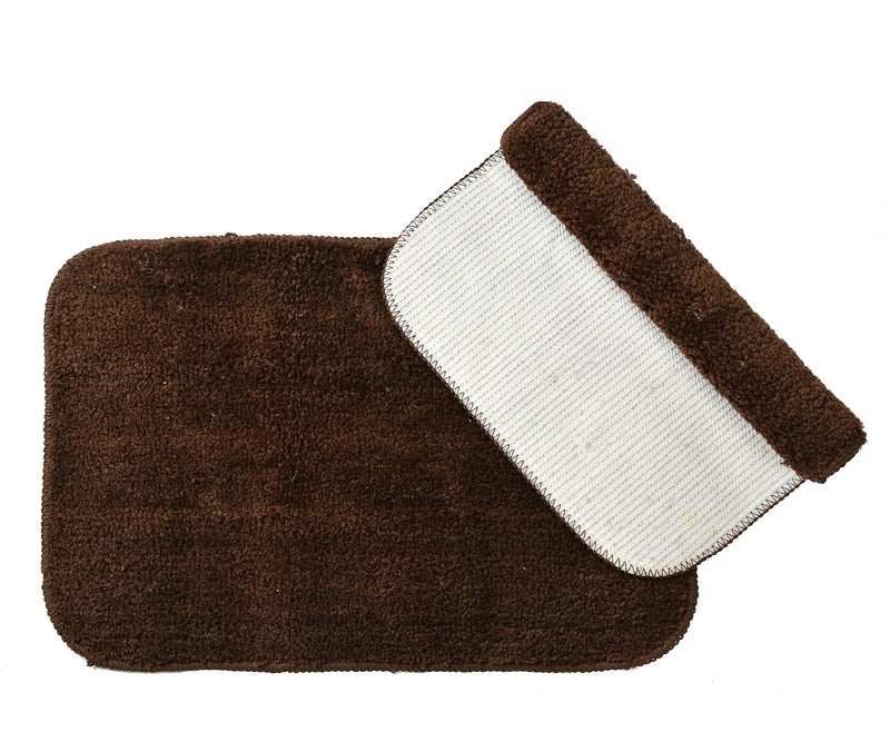 TIB® Soft Microfiber Anti-Skid Bath Mat,40x60 Cm,Coffee - Image 3