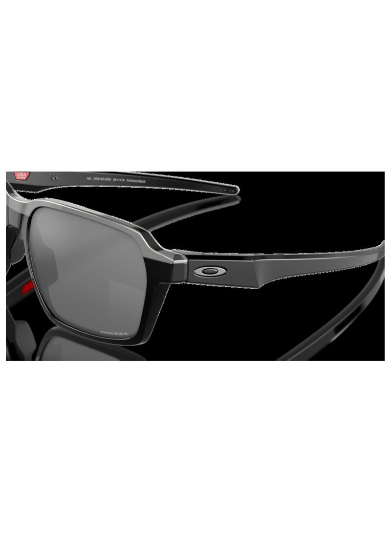 OAKLEY نظارات شمسية للرجال من أوكلي بارلاي 0OO414358 بريزم أسود - Image 5