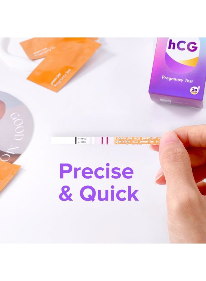 Premom Pregnancy Test Strips: Early Detection Pregnant Test Kits- 20 Pack - Image 3