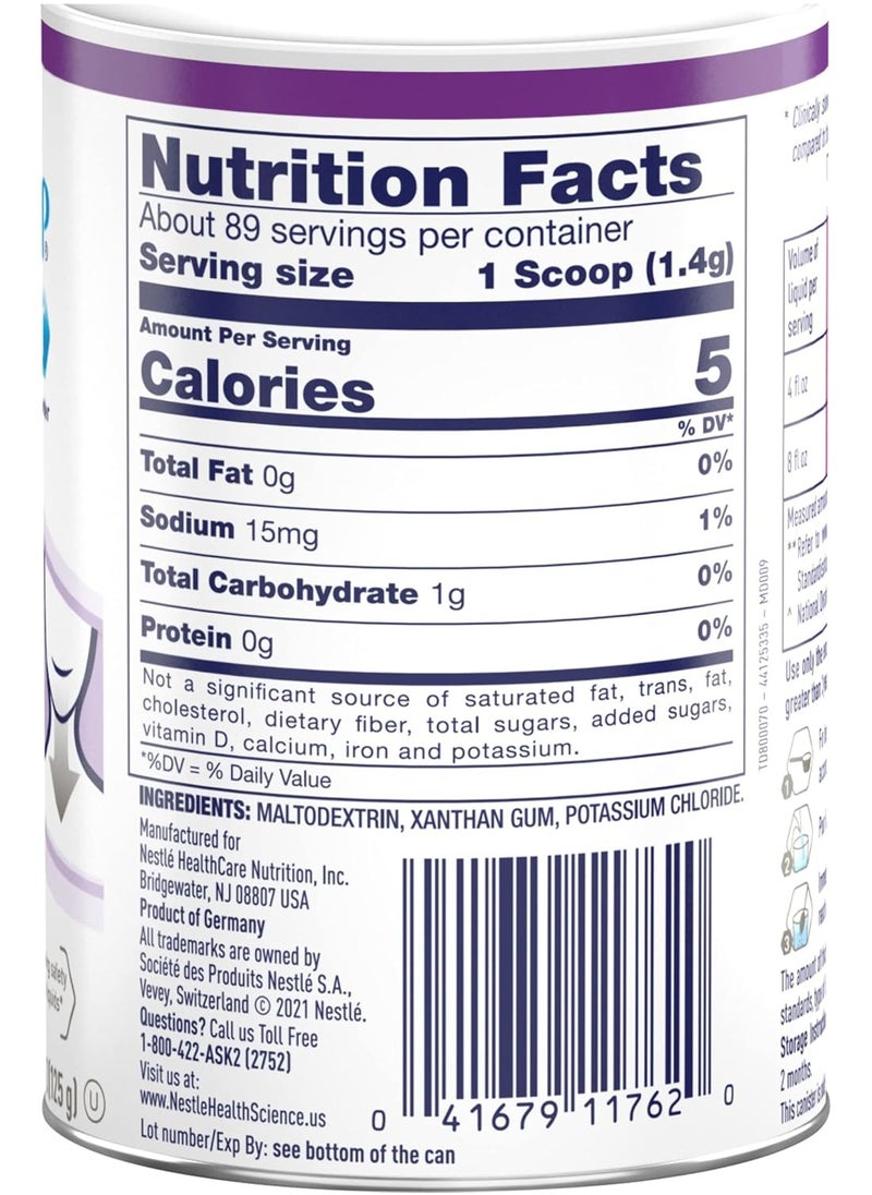 Thicken Up Clear Instant Food & Drink Thickening Powder, 4.4 oz