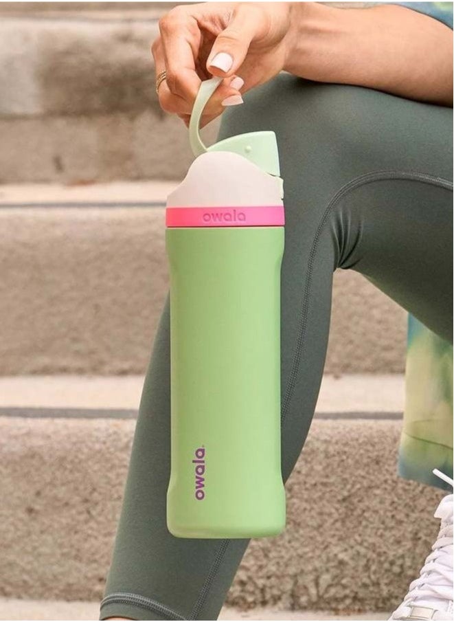 Owala Owala FreeSip Insulated Stainless Steel Water Bottle with Straw for Sports and Travel, BPA-Free, 24-Ounce  - Image 2