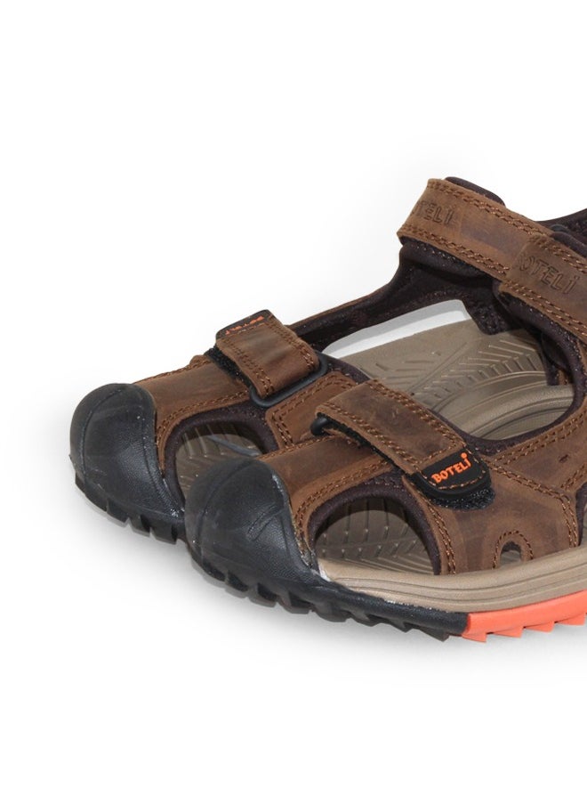 BOTELI Men's Sandals Genuine Leather Anti Slip Size 40-45 Shoes For Men  - Image 3