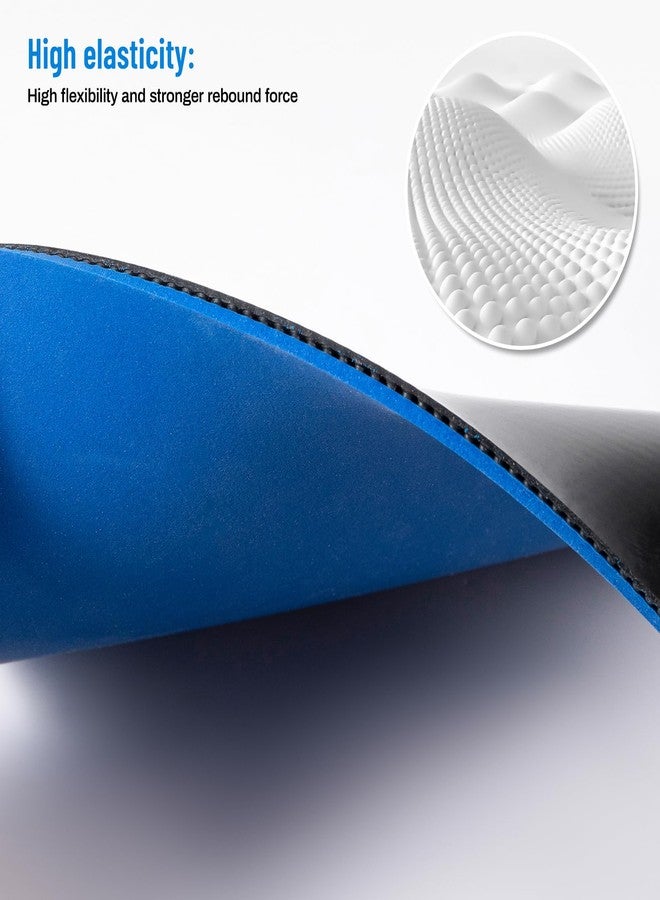 KERHAND Young Shine Professional Table Tennis Rubber - Olympic-Grade Blue Sponge Paddle Cover | High Spin Replacement Rubber for Intermediate/Advanced Players | Endorsed by Guo Yan (39°) - Image 5