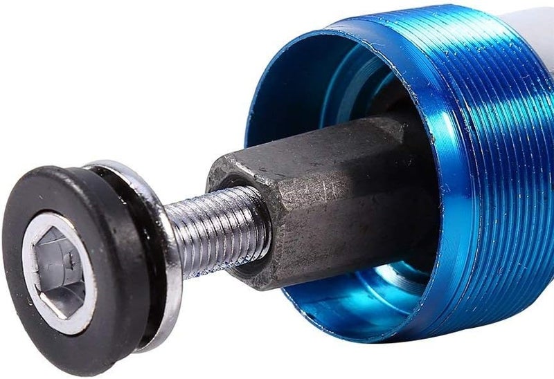 comfrt 68mm Bike Bicycle Square Taper Bottom Crank Bracket Axis with 2 Waterproof Screws (Size : 122.5mm) - Image 3