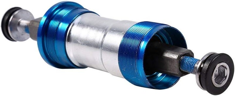 comfrt 68mm Bike Bicycle Square Taper Bottom Crank Bracket Axis with 2 Waterproof Screws (Size : 122.5mm) - Image 2
