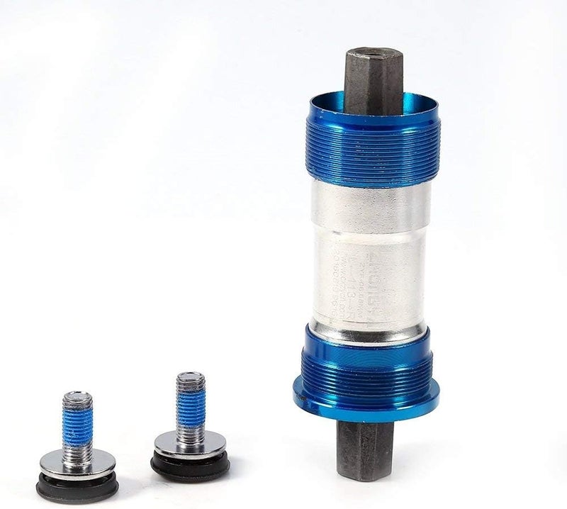 comfrt 68mm Bike Bicycle Square Taper Bottom Crank Bracket Axis with 2 Waterproof Screws (Size : 122.5mm) - Image 5