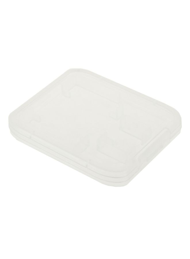 BURAQ 100Pcs Transparent Plastic Storage Card Box for SD Card + Micro SD Card(TF Card)(Transparent)  - Image 2